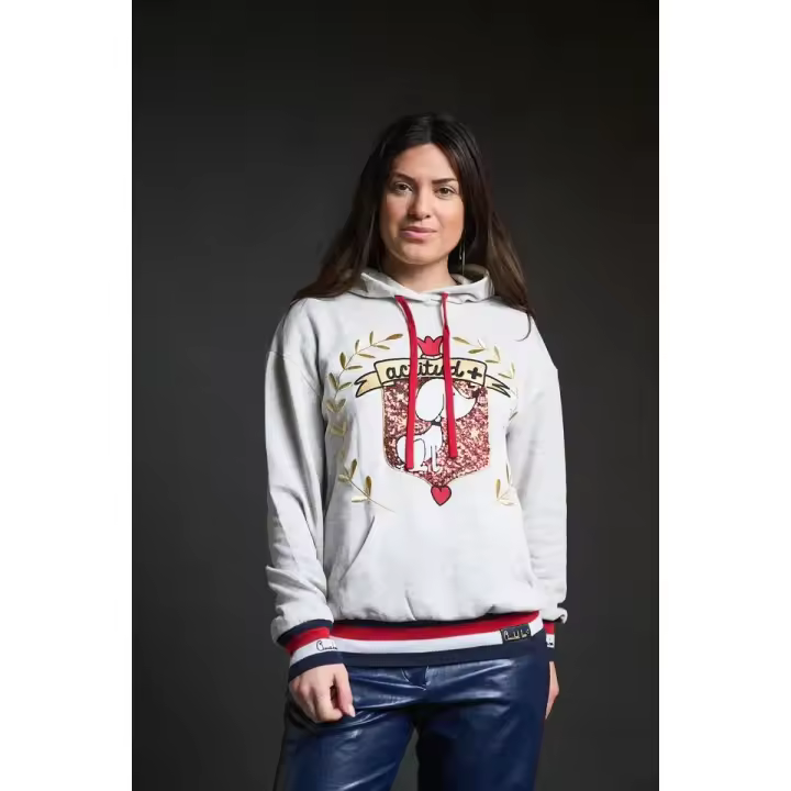 Anabel lee Marcas Mujer Ropa Sudaderas  Sudadera -Anabel Lee- Actitud - 1