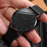 Reloj De Negocios Para Hombre En Color Negro Con Correa De Malla Moda Y Casual Movimiento De Cuarzo Reloj Hombre Relogio Masculino - details 2