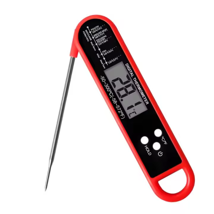 Termómetro De Carne Digital Instantáneo Con Probing De Acero Inoxidable Para Cocina Y BBQ Herramienta De Medición Para Cocina - 1