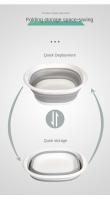 Baño Plástico Plegable Portátil Para Adultos Y Bebés Taza De Lavar Ropa Accesorios De Baño Y Cocina Ecológico Y Duradero - details 4