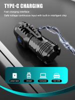Linterna LED De Alta Potencia Recargable Con Clip Para Bolígrafo Y Batería Integrada Para Camping Emergencias Y Uso Exterior - details 5
