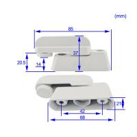Cerradura De Ventana Y Puerta De PVC UPVC Alta Calidad Para Hogar Y Balcones Seguridad Barra De Seguridad Manija Cerradura De Escobilla Tamaño 68 X 21 Mm - details 8