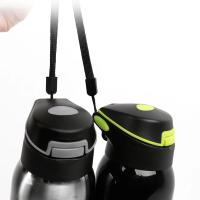 Botella De Agua Para Bicicleta 500ML Acero Inoxidable Termo Doble Capa Con Pajita Para Ciclismo Resistente a Químicos Origien Mainland China - details 6