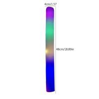 1-5pcs LED Foam Glow Sticks Batones De Brillo RGB Juguete De Luces Nocturnas Para Fiestas Y Bodas Suministros De Iluminación - details 13
