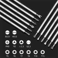 Juego De Destornilladores Magnéticos 12 En 1 Con Cabezas Cruzadas Planas Y Rectangulares Herramienta De Mantenimiento Multifuncional De Acero De Aluminio Y Cromo Nickel - details 3
