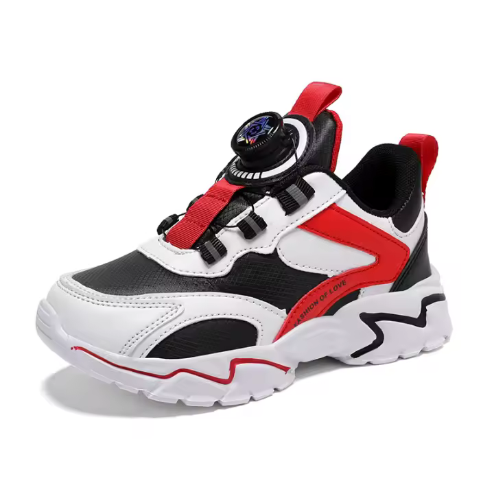 Verano nuevos zapatos deportivos de los niños, de alta calidad PU superior, suela de palomitas de maíz - 1