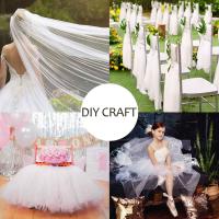Rol De Tulle Blanco Para Bodas Cumpleaños Y Decoración De Fiestas 1.6x18M Tela De Tule Para Falda De Tutú Y Mantel DIY Manualidades Y Embalaje - details 11