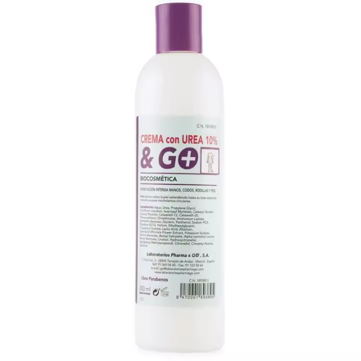 Pharma & Go Crema de Urea 10% Pharma&Go 300 Ml - 1