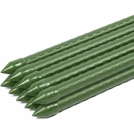 10 estacas para plantas, soportes y varillas de soporte, estacas para jardín interior/exterior (longitud 60 cm φ8 mm) - 1