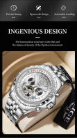 Reloj De Pulsera Mecánico LIGE Para Hombre Lujo Automático Tourbillon Multifuncional Luminoso Resistente Al Agua Con Fecha - details 1