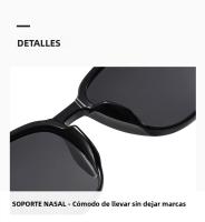 Gafas De Sol Cuadradas Ultraligeras Para Mujer Con Color Natural Y Protección UV Gafas De Moda 2025 - details 3