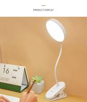 Lámpara De Mesa USB Recargable Con Clip Para Lectura De Cama Luz Nocturna LED Táctil Con 3 Modos De Dimming Protección Ocular - details 18