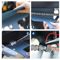 Aplicador De Grasa Para Cadena De Motocicleta Limpia Y Sin Desorden Accesorio De Limpieza Para Cadena De Motocicleta Con/o Sin Guardia - details 6