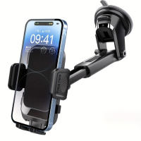 Soporte Movil Coche, Soporte de teléfono universal para salpicadero de coche, material de PVC con almohadilla de gel adhesiva, soporte de succión para móvil para uso en vehículos - details 1