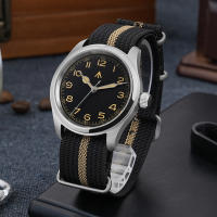 Reloj De Pulsera Militar ML08 Con Movimiento Quartz VH31 Cristal De Zafiro Doble Domada Luminiscencia Super C3 Verde 38mm Vintage - details 0