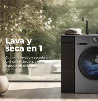 EVVO Lavadora secadora 8 kg + 6 kg carga frontal Nova 8/6, 1350 rpm, Clase energética A, Función vapor, Motor Inverter - details 0