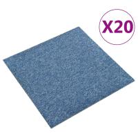 vidaXL 20x Baldosas de Suelo de Moqueta 5m² Rayada Lamasejo Color Beige,  Beige claro,  Antracita y mas - details 1