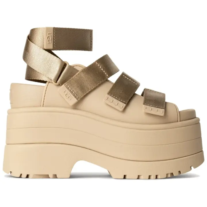 Calzado mujer Sandalias Ugg Sandalias Goldenrise Platform Beige - 1