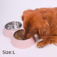 Tazón De Acero Inoxidable Para Mascotas 1PC Apto Para Perros Pequeños Medianos Y Grandes Alimentos Y Agua Resistente Al Desgaste Fácil De Limpia - details 1