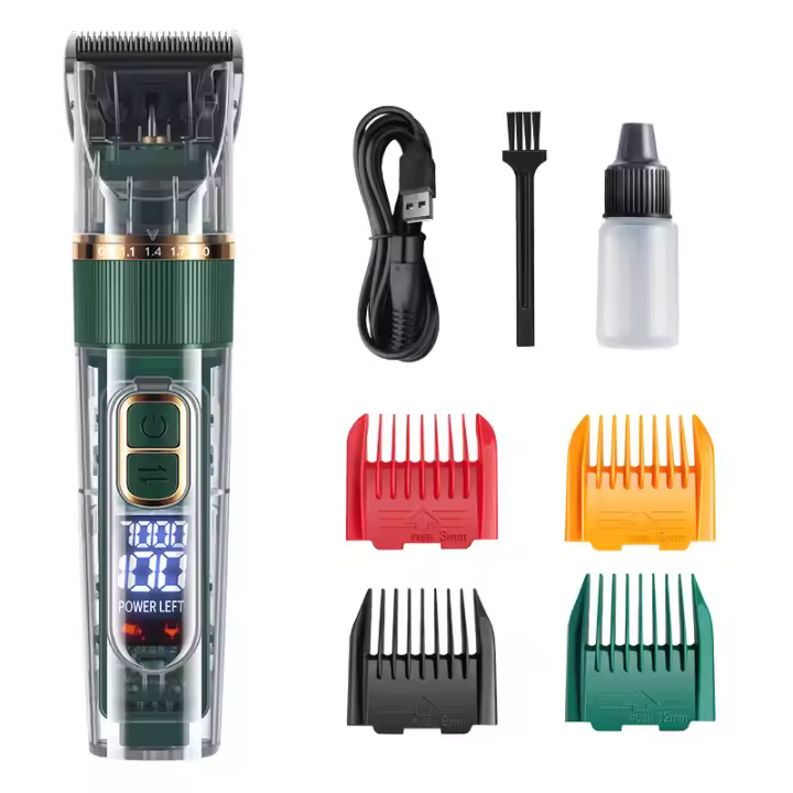 Mascotas Pelo Eléctrico Clipper Perro Belleza Clipper máquina de afeitar conjunto completo impermeable multifuncional limpieza - 1
