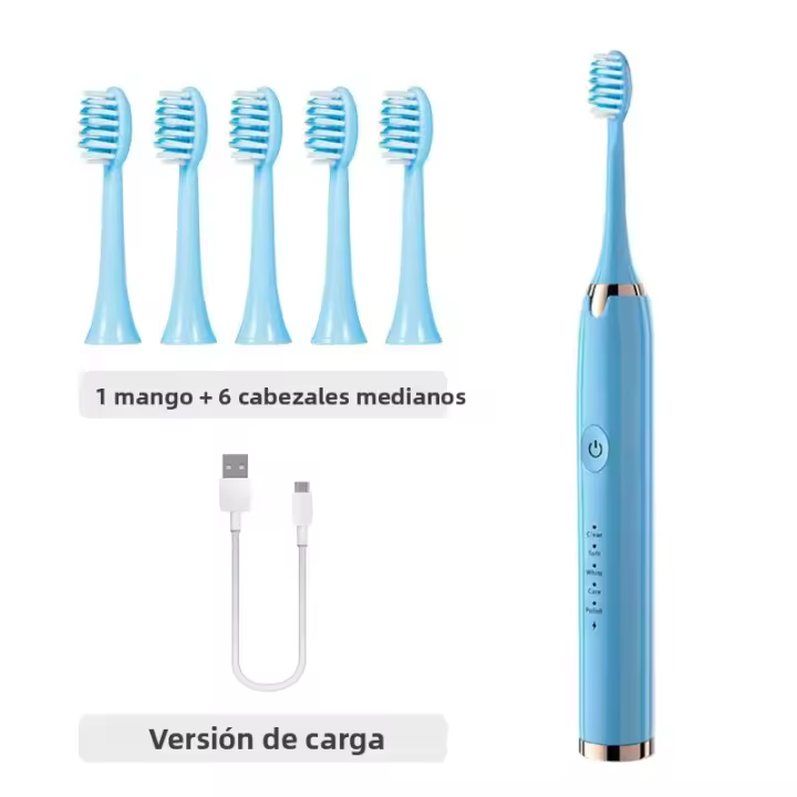 Tongwode Cepillo De Dientes Eléctrico De Limpieza Oral Inteligente Recargable Inalámbrico Ultrasonido Para Adultos Con 5 Modos De Limpieza Tiempo De Carga 2 Horas IPX7 - 1