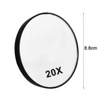 Espejo De Maquillaje Redondo Con Aumento De 10/20/30x Y Dos Ventosas Para Eliminar Acné Herramienta De Cosméticos - details 1
