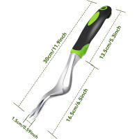 Herramienta De Rastrillo Para Jardín Con Mango Ergonómico Herramienta De Eliminación De Malas Hierbas Y Transplantación De Tierra - details 0