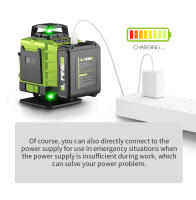 16 Lines 4D Laser Level 360°Self-leveling Horizontal and Vertical Cross Super Powerful Green Laser Beams 4800mAh Laser Level - details 8