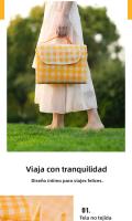 Alfombra Picnic Impermeable y Antichancha-Diseño Portátil para Camping, Playa y Jardín, Tamaños, with Bolsa de Transporte, Estilo Boho Chic - details 2
