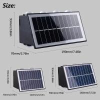 Spotlight Solar LED Impermeable Para Exterior Iluminación Automática Con Luz Solar Para Porche Balcón Courtyard Jardín Moderno - details 10