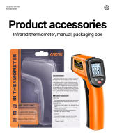 ANENG TH201 Termómetro Infrarrojo Digital Muestrador De Temperatura En Grados Celsius Termómetro No Contacto Sensibilidad Alta Para Uso Industrial - details 18
