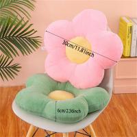 Cojín De Relleno De Plush 30cm En Forma De Flor Con Cinco Pétalos Decoración Girly Para Habitación De Niños Cojín De Silla Para Ventana Solar Moderno Y Lavable - details 0