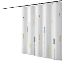 Poliéster Impermeable Cortina Bañera con 12 Ganchos para Ducha y Baño 180x200CM - details 0