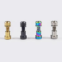 Tornillos De Aluminio De Titanio TC4 M5x18mm Para Manillar De Bicicleta Con Placa KRSEC Tornillo De Subida Para MTB Y Bicicleta De Carretera - details 5