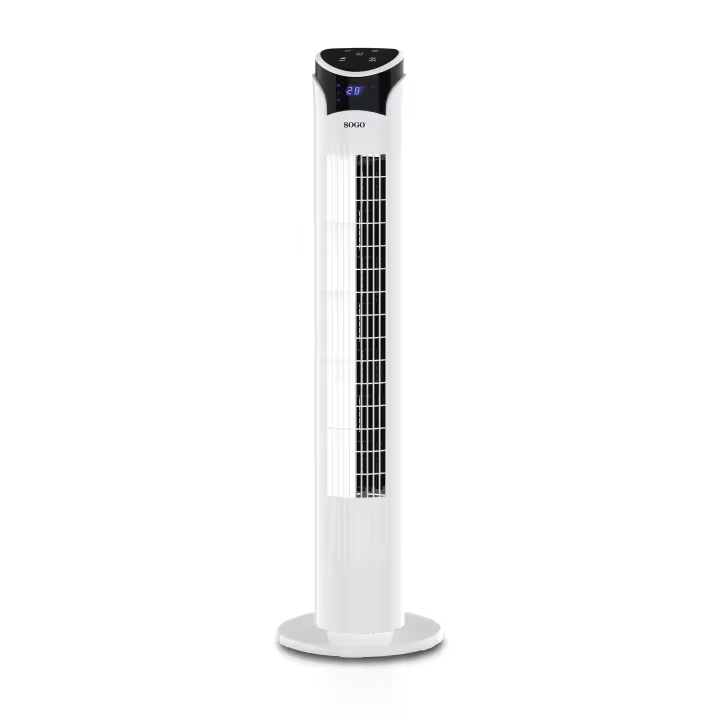 Ventilador torre turbo Sogo con display digital y mando - 33" 45W - 1