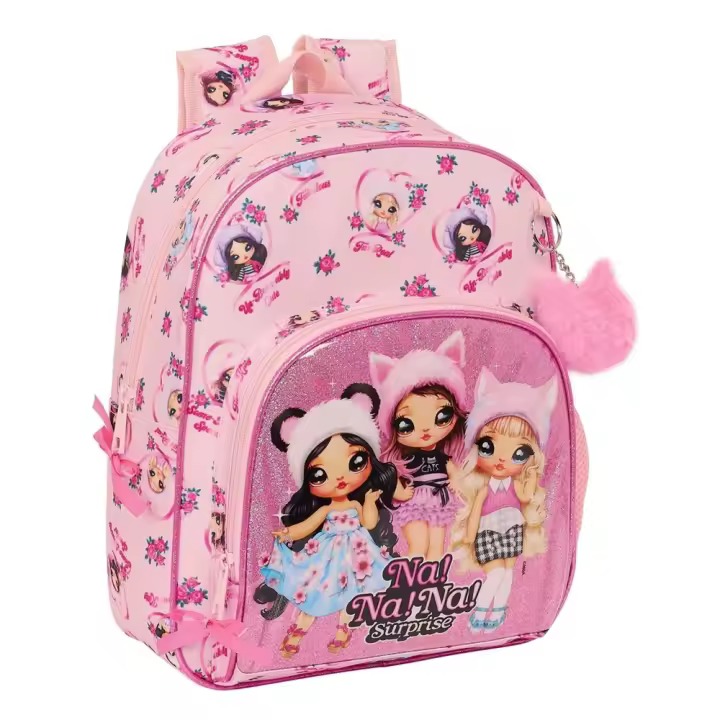 Mochila Infantil Adaptable a Carro Nanana "Fabulous" 28X34X10Cm (Safta 612364609) - 1