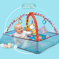 Juego De Rompecabezas De Enseñanza Para Bebés Marco De Fitness Suelo De Juguete Para Crawler Con Divisor De Espacio Materiales Seguros Tamaño 80x80x50CM - details 1