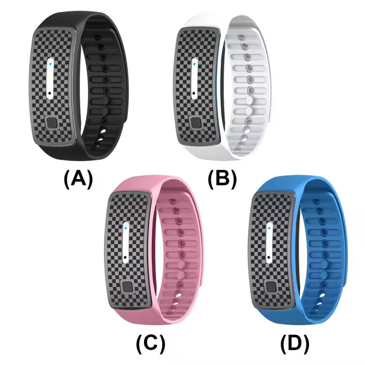 Pulsera Repelente De Mosquitos Ultrasonidos Reloj Electrónico Anti-mosquitos Para Actividades Al Aire Libre - 1