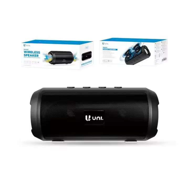 Unico Altavoz Bluetooth Doble BS9297 Negro Alta Calidad Sonido - 1