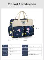 MOV-Nueva Estilo Bolsa De Pañales Impermeable Gran Capacidad Para Viaje Multifuncional Para Maternidad Bebé Carrito De Compras - details 10
