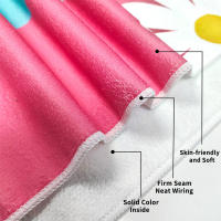 Toalla De Playa De Microfibra Secado Rápido Extra Grande 35x71 Pulgadas Toalla Absorbente Super Para Piscina Viajes Camping - details 5