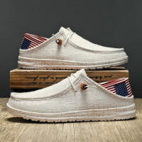 Zapatos Casuales Para Hombre Mocasines De Lona Cómodos Y Antideslizantes Zapatillas Suaves Para Caminar Ideal Para Verano - details 16