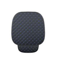 Cubierta De Asiento De Coche De Cuero PU Universal Anti-Rasguños Resistentes Al Desgaste Suaves Para Todas Las Estaciones Cojín De Espalda Minimalista Protector Contra Golpes - details 6