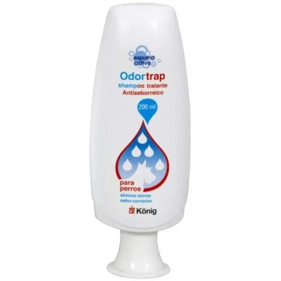 König D-1008 Odortrap Champú - 200 ML - Anti seborreico - 1