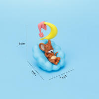 Figuras De Acción Anime Toms Y Jerrys Modelo PVC De Gato Y Ratón Clásico De Dibujos Animados Adorno De Escritorio Coleccionable Regalo Para Interiores De Automóviles - details 5