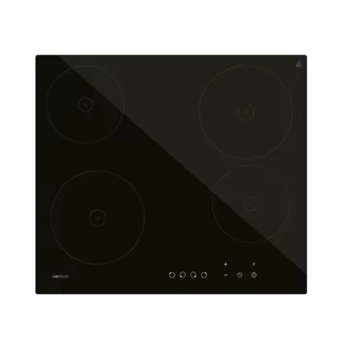 Placa vitrocerámica Cecotec Bolero Squad V 4001 4 fuegos 9 niveles 6000W negro 58 cm - 1
