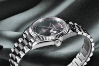 Reloj De Pulsera Mecánico PAGANI DESIGN DD40 Para Hombre Oro Rosa Lujo Cristal De Zafiro AR Resistente Al Agua Con Fecha Y Semana - details 35