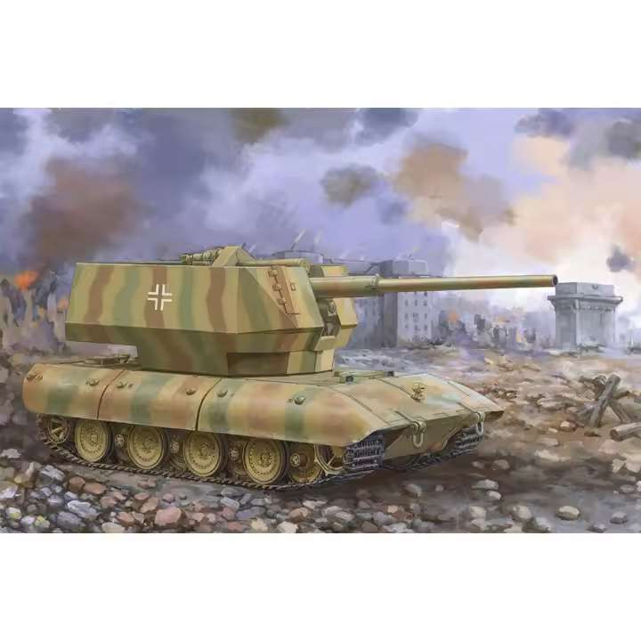 TROMPETER 09585 E-100 FLAKPANZER W/12,8 CM FLAK 40 1/35 - 1