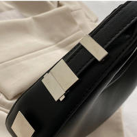 Bolso De Hombro Para Mujer Yogodlns Nueva Primavera Color Sólido Forma De Media Luna Lujo PU Cuero Bolsos Versátiles Con Funda - details 29