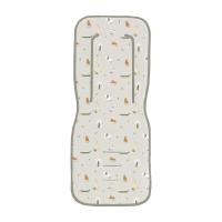 BIMBIDREAMS colchoneta universal transpirable modelo ANIMALIA tonos LINO - details 0